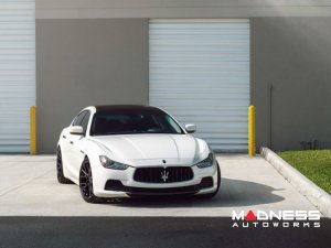 Maserati Ghibli Custom Wheels - M-X3 by Vossen - Satin Black
